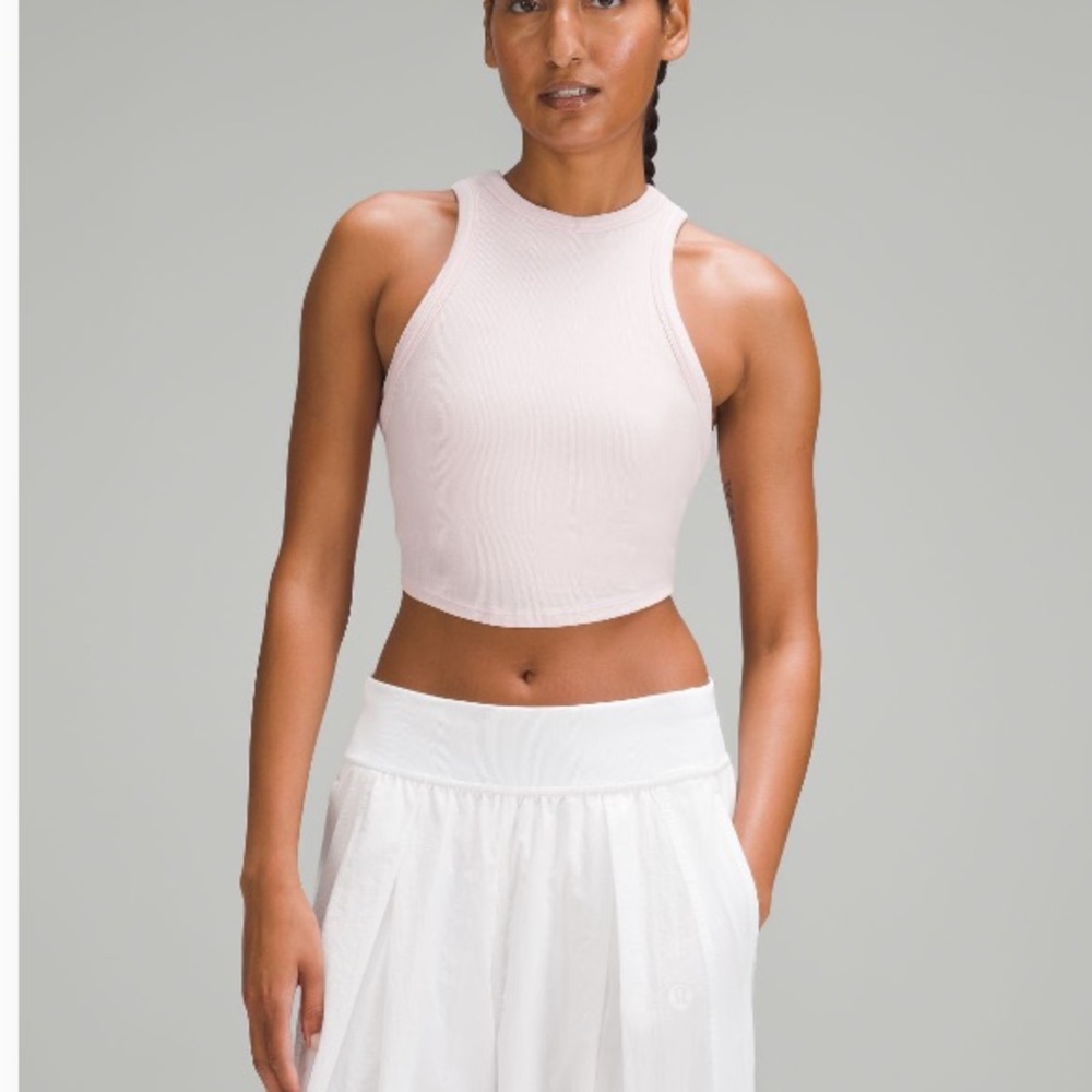 NWOT lululemon cropped tank top